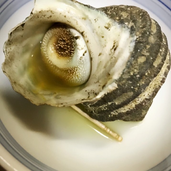 簡単☆ レンジでサザエの壷焼き